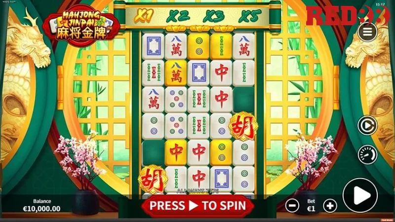 Biểu tượng thanh toán trong Mahjong Dragon Red88