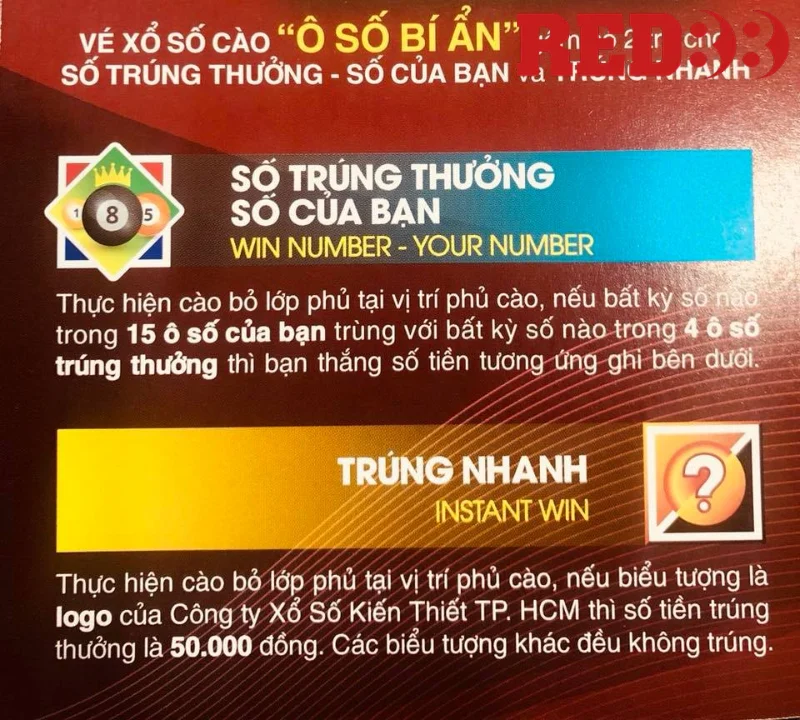 Luật chơi Ô số bí ẩn Red88 